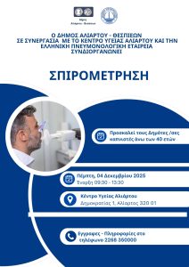 Αφίσα Σπιρομέτρηση